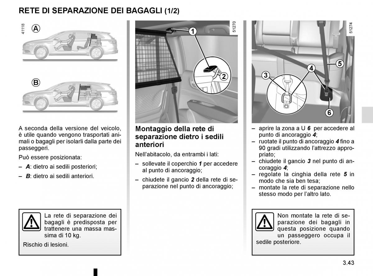 Bedienungsanleitung Renault Koleos II 2 manuale del proprietario / page 237