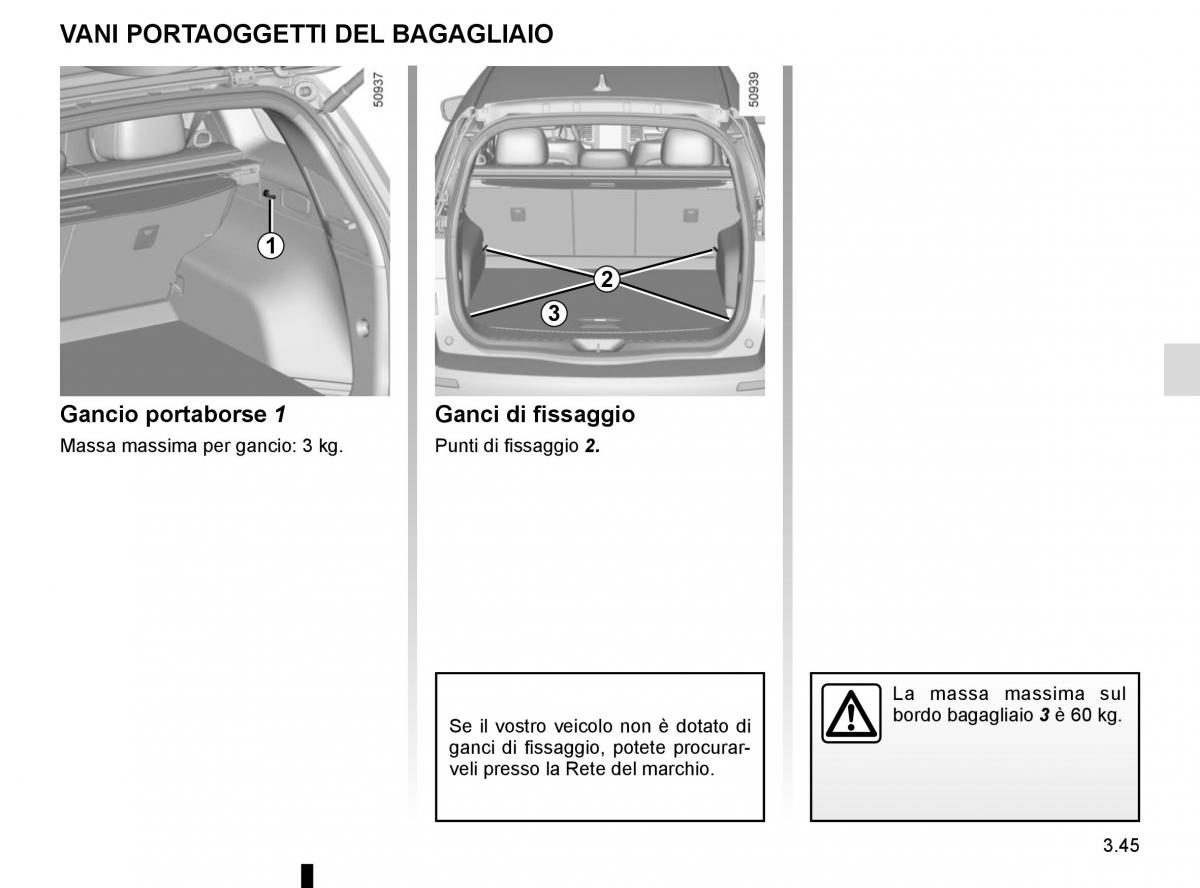 Bedienungsanleitung Renault Koleos II 2 manuale del proprietario / page 239