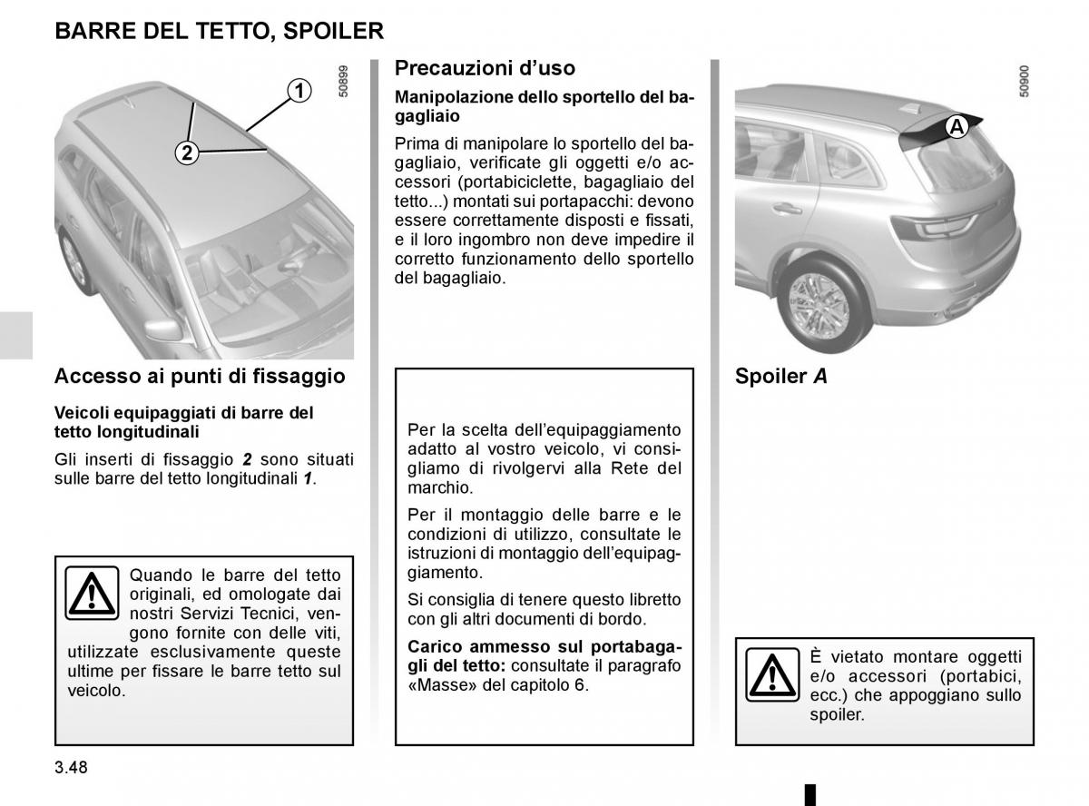 Bedienungsanleitung Renault Koleos II 2 manuale del proprietario / page 242