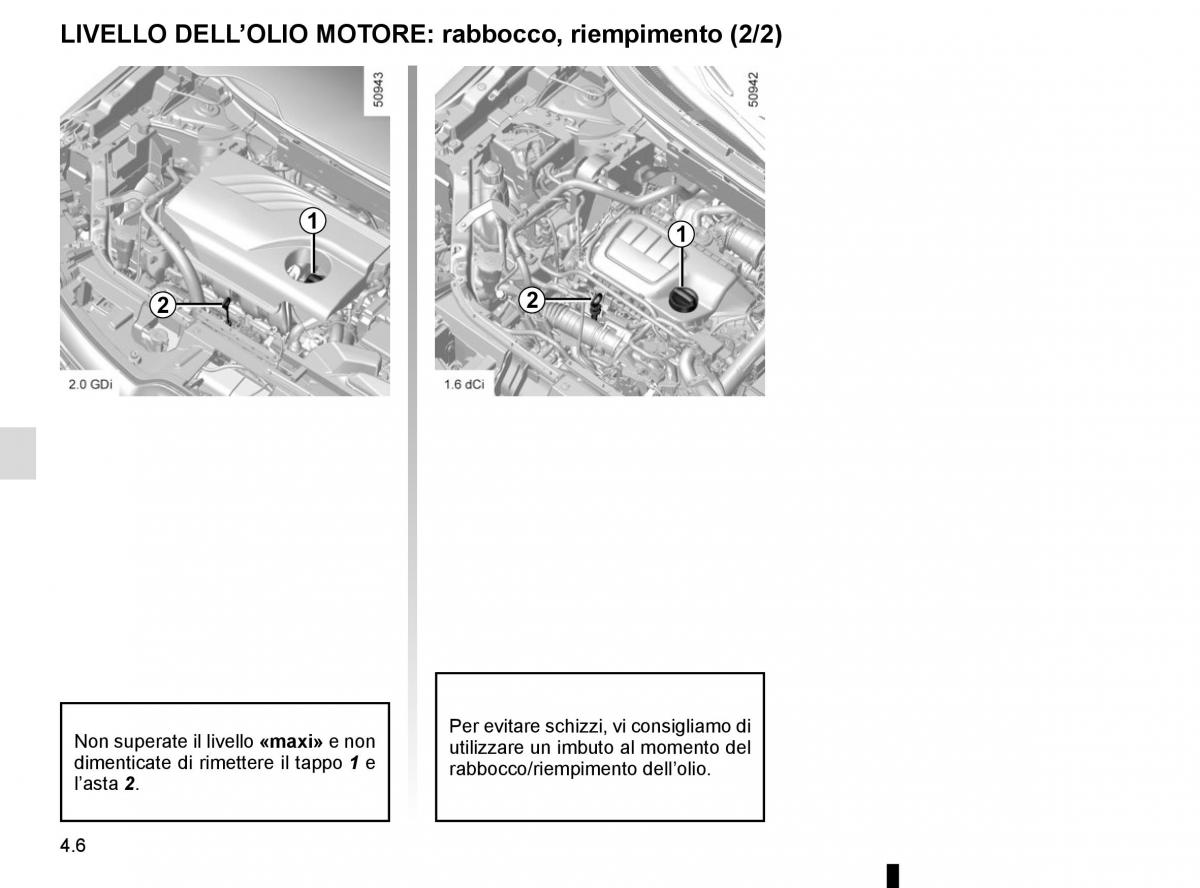 Bedienungsanleitung Renault Koleos II 2 manuale del proprietario / page 250