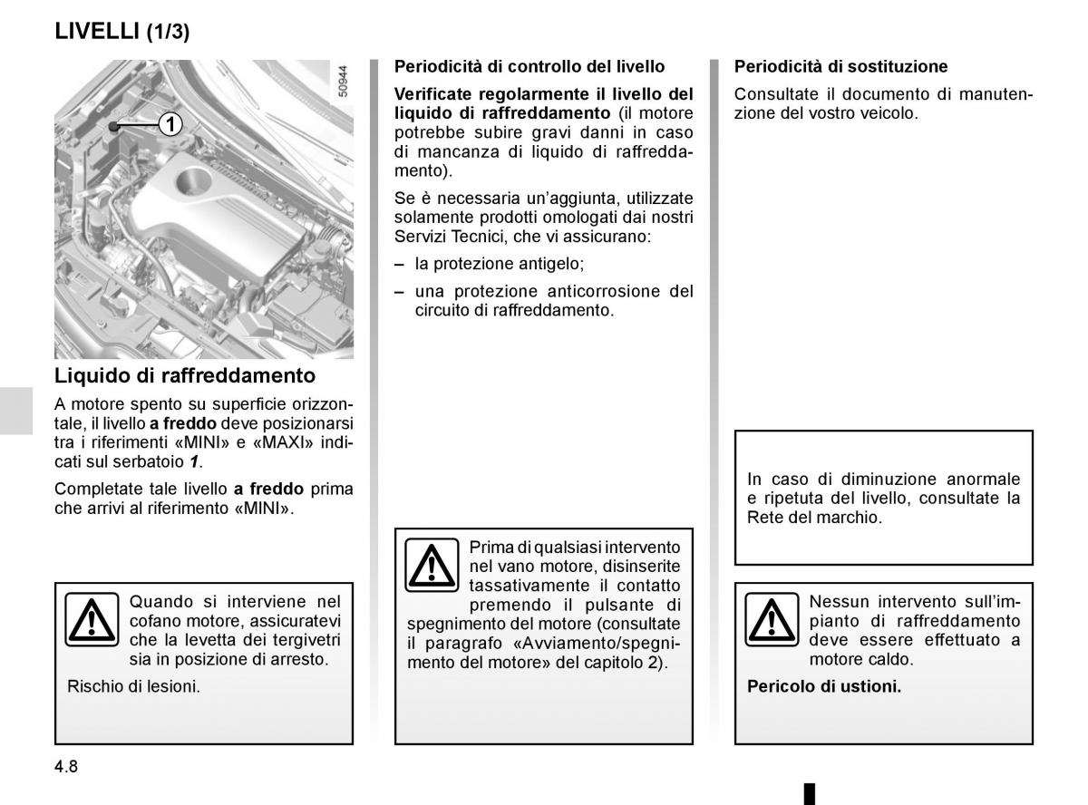 Bedienungsanleitung Renault Koleos II 2 manuale del proprietario / page 252