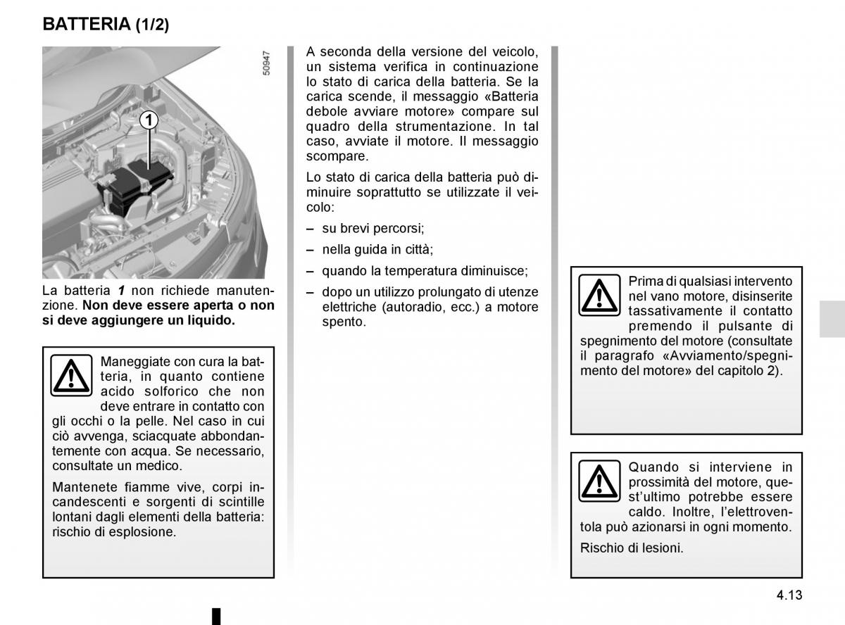 Bedienungsanleitung Renault Koleos II 2 manuale del proprietario / page 257