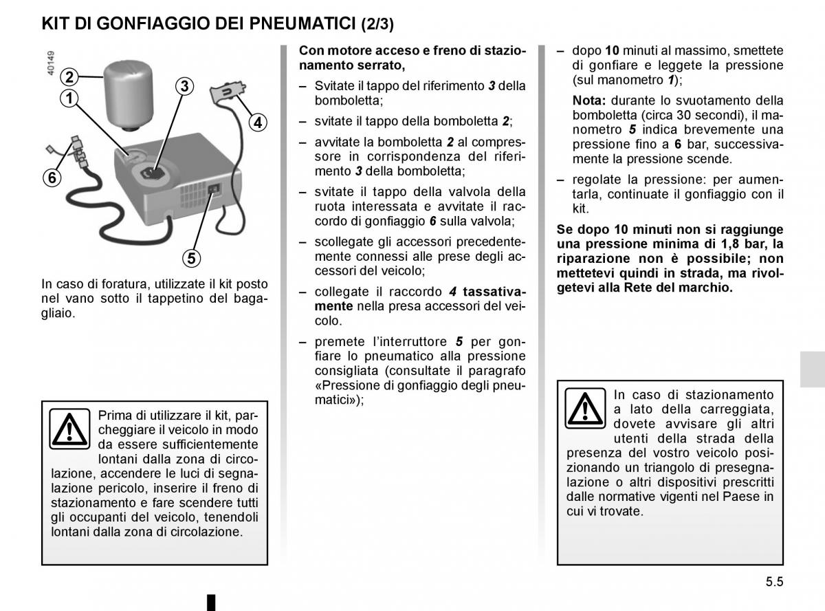 Bedienungsanleitung Renault Koleos II 2 manuale del proprietario / page 267