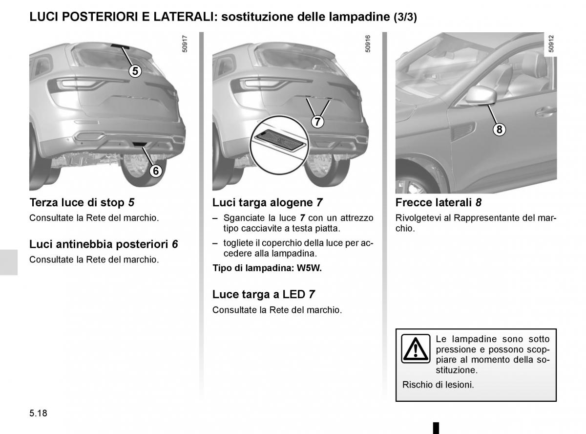 Bedienungsanleitung Renault Koleos II 2 manuale del proprietario / page 280