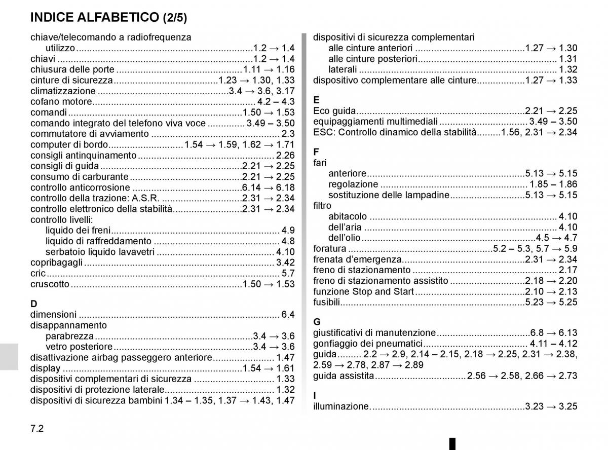 Renault Koleos II 2 manuale del proprietario / page 324