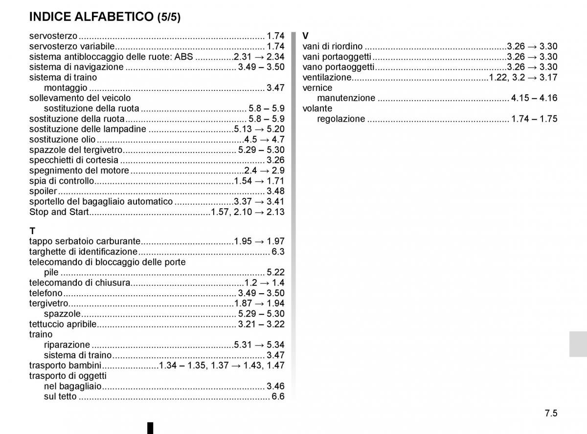 Renault Koleos II 2 manuale del proprietario / page 327