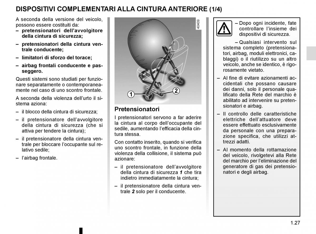 Bedienungsanleitung Renault Koleos II 2 manuale del proprietario / page 33