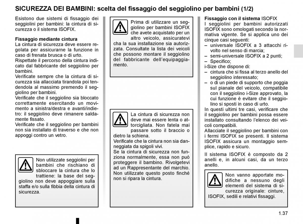Bedienungsanleitung Renault Koleos II 2 manuale del proprietario / page 43