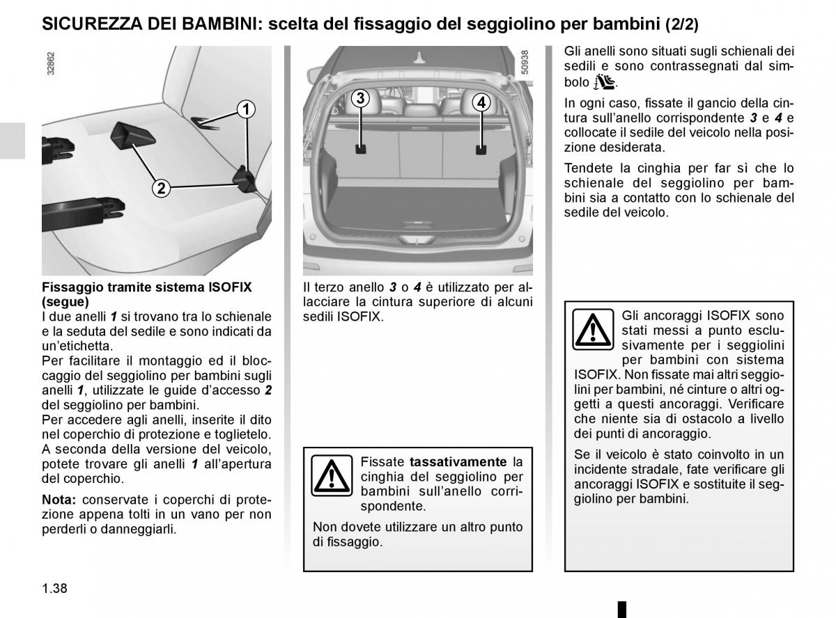 Bedienungsanleitung Renault Koleos II 2 manuale del proprietario / page 44