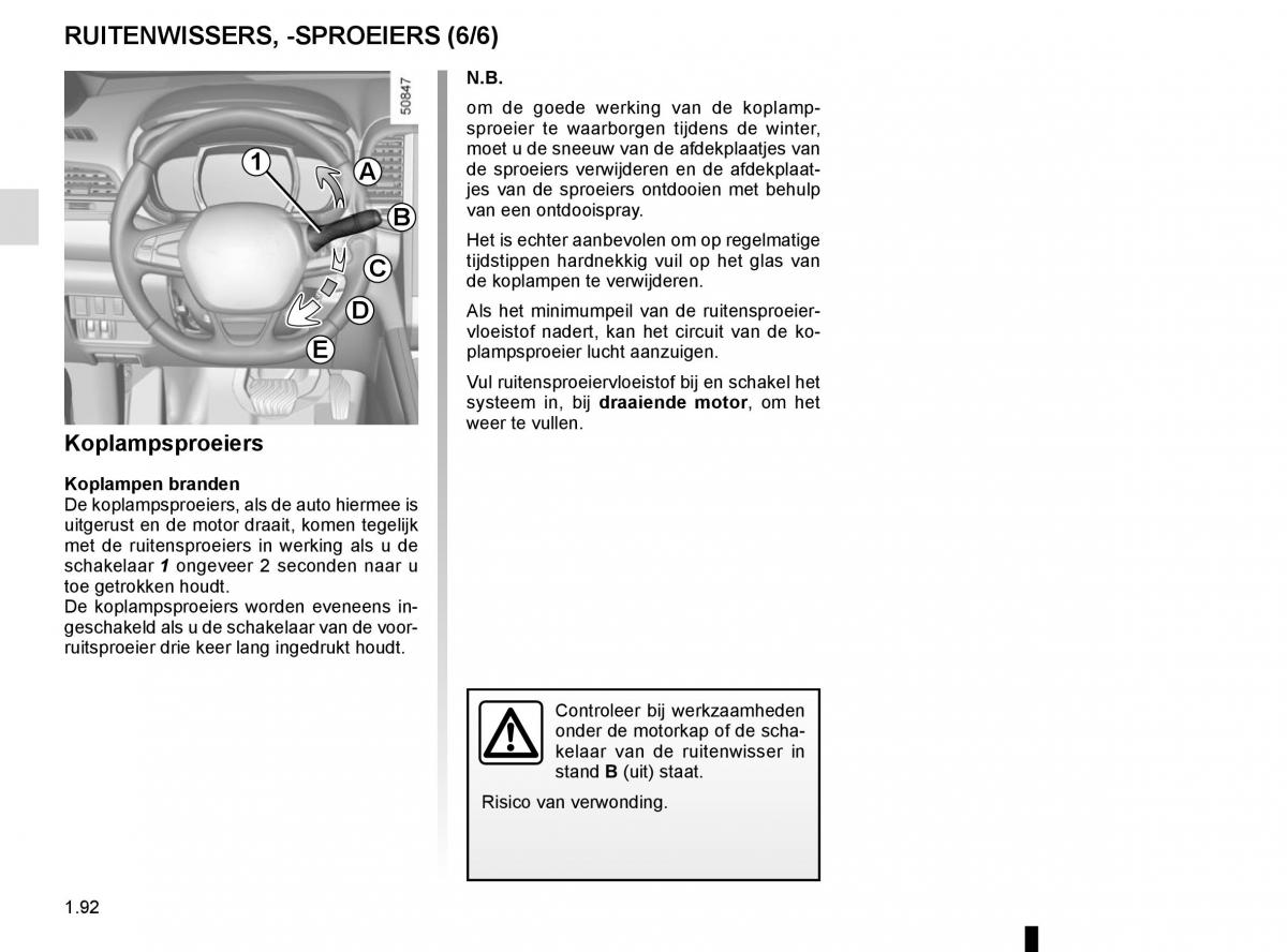 Renault Koleos II 2 handleiding / page 98