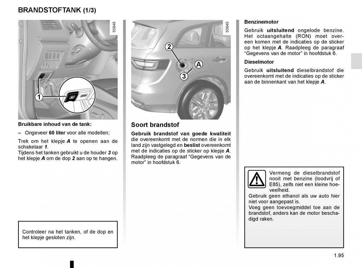 Renault Koleos II 2 handleiding / page 101