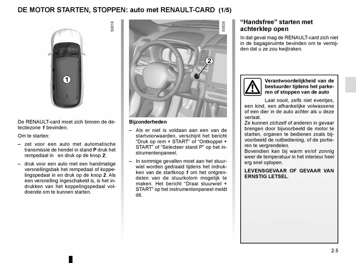 Renault Koleos II 2 handleiding / page 109