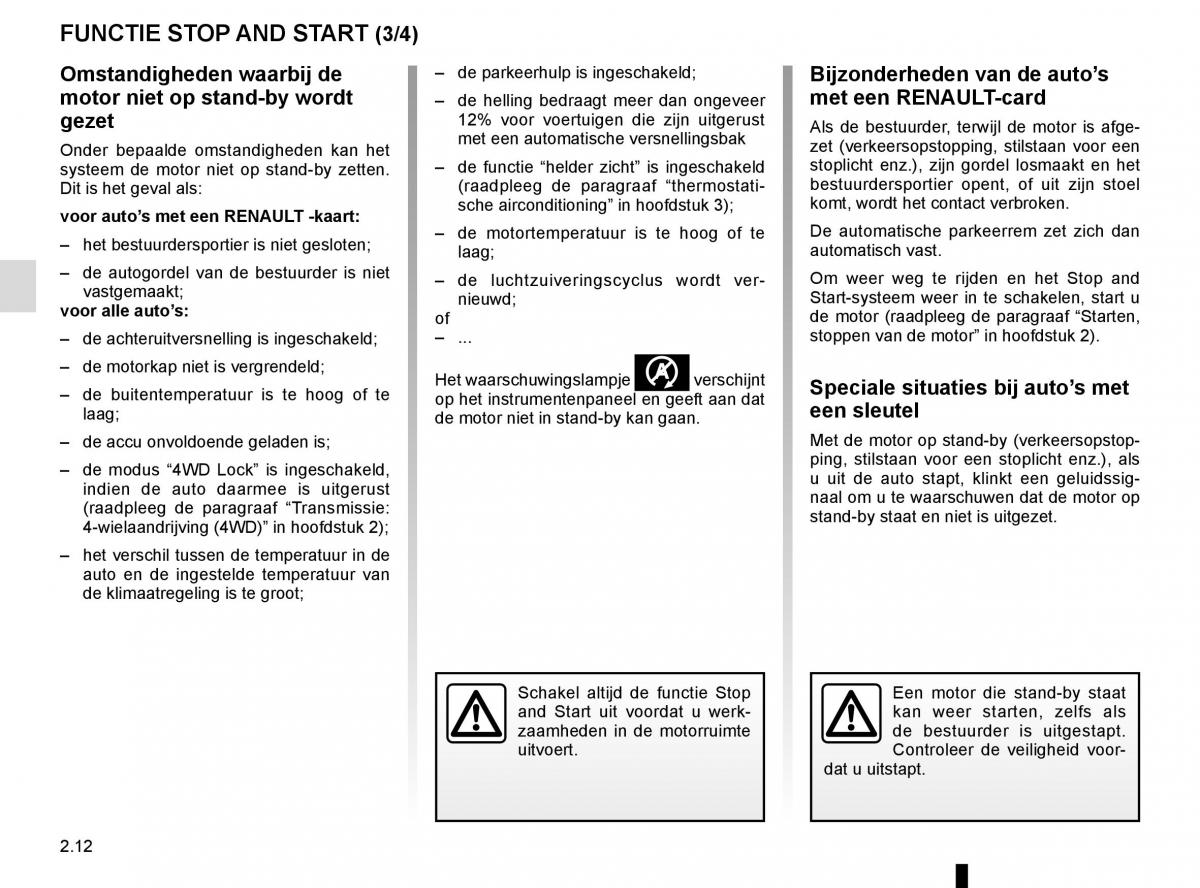 Renault Koleos II 2 handleiding / page 116