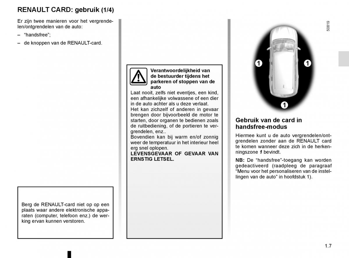 Renault Koleos II 2 handleiding / page 13