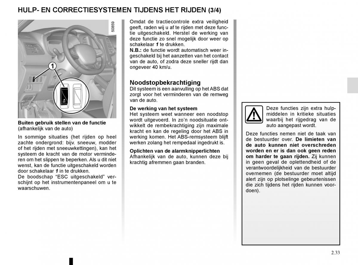 Renault Koleos II 2 handleiding / page 137