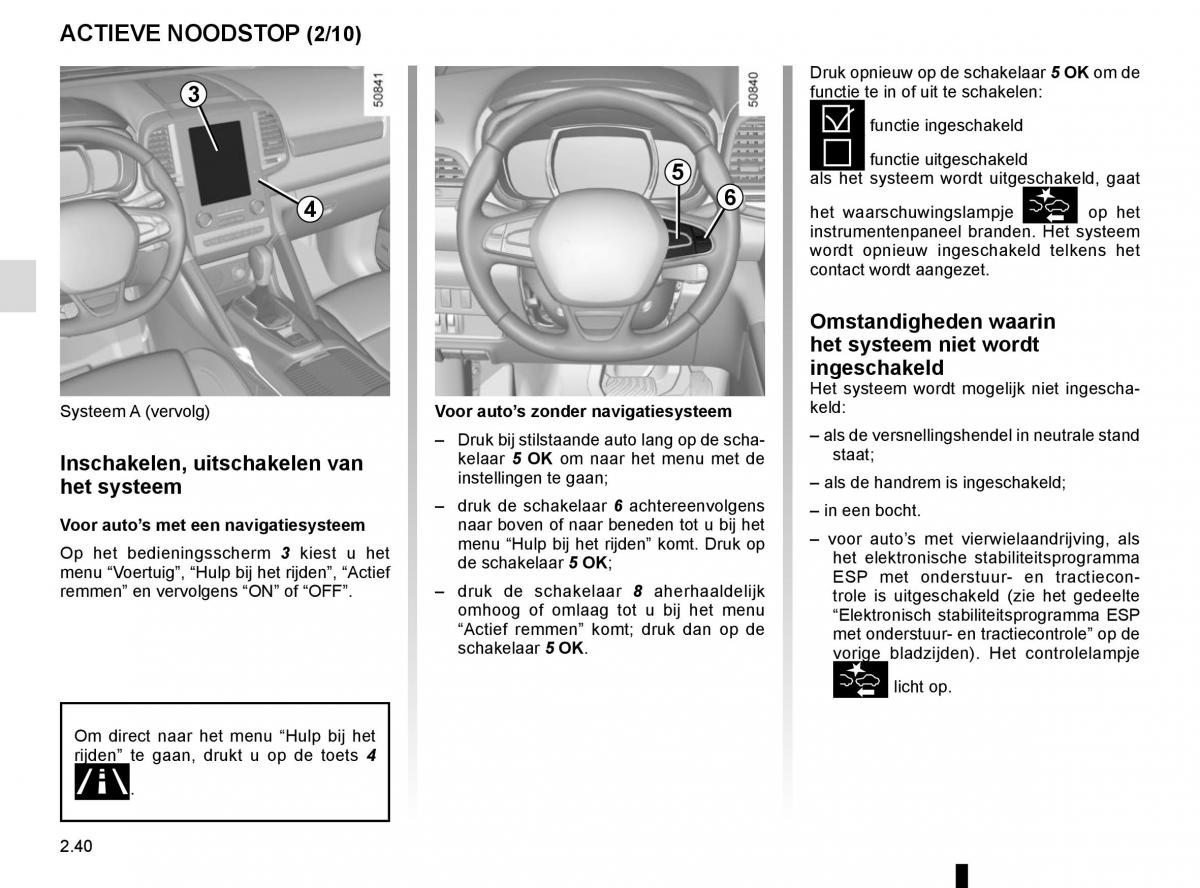 Renault Koleos II 2 handleiding / page 144