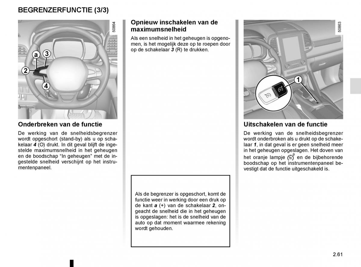 Renault Koleos II 2 handleiding / page 165