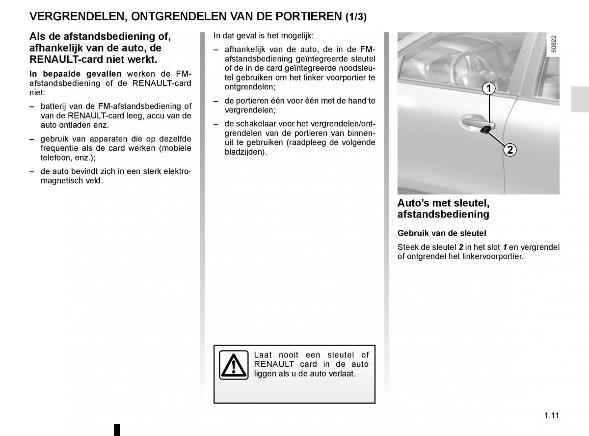 Renault Koleos II 2 handleiding / page 17