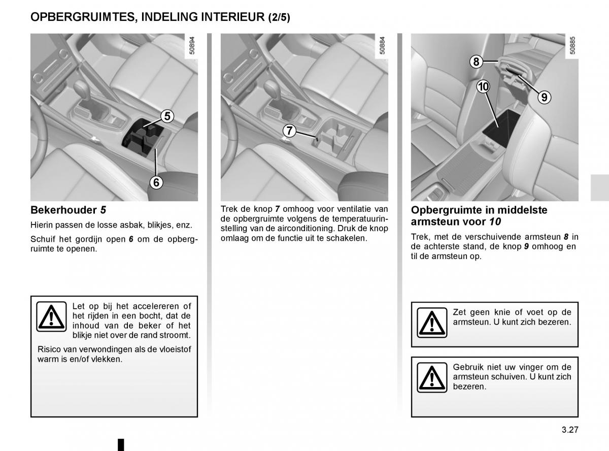 Renault Koleos II 2 handleiding / page 221