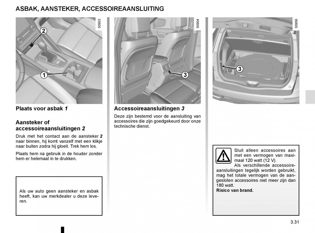 Renault Koleos II 2 handleiding / page 225