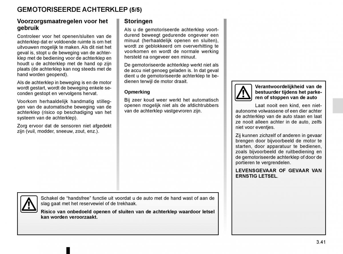 Renault Koleos II 2 handleiding / page 235