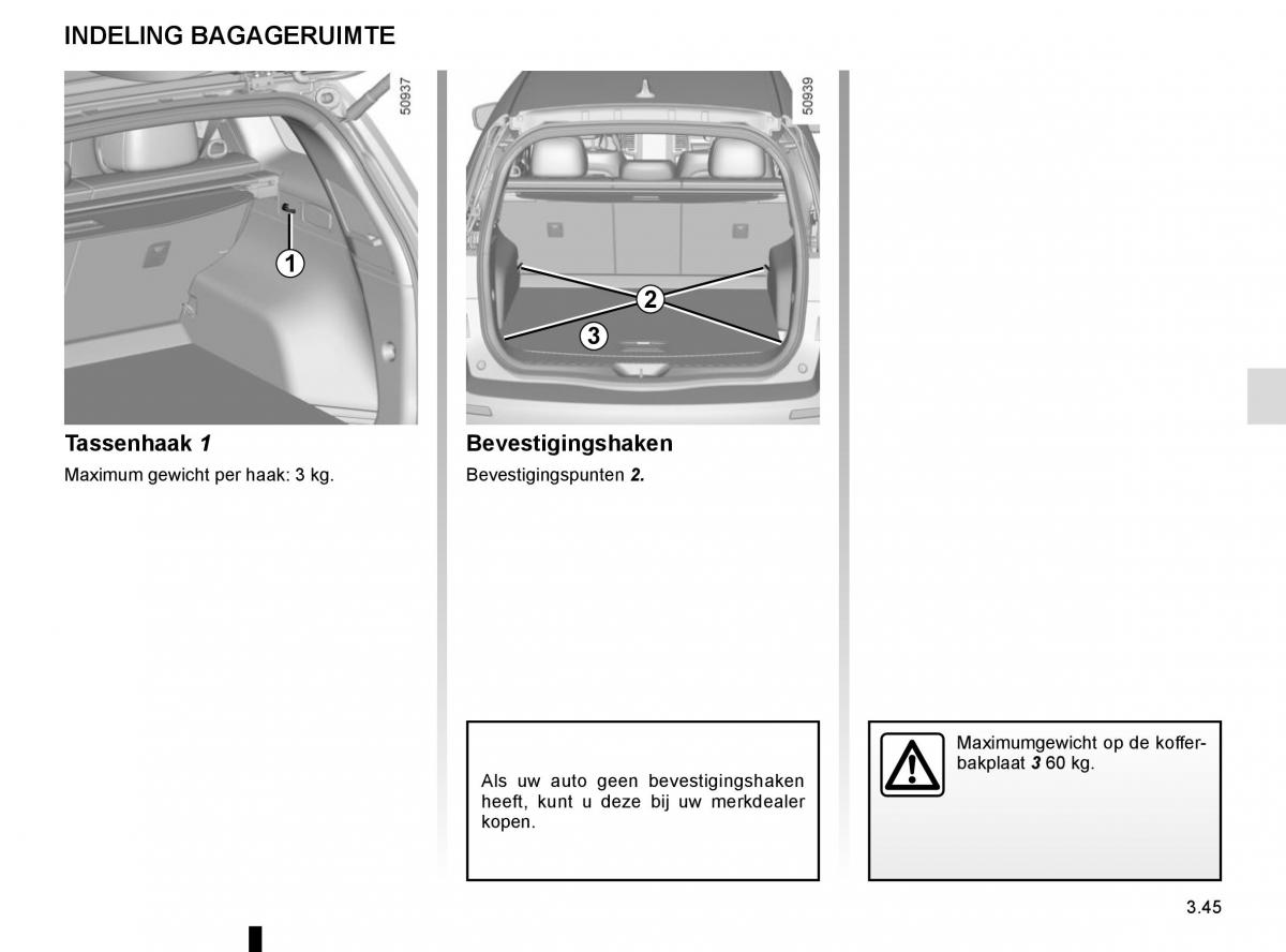 Renault Koleos II 2 handleiding / page 239