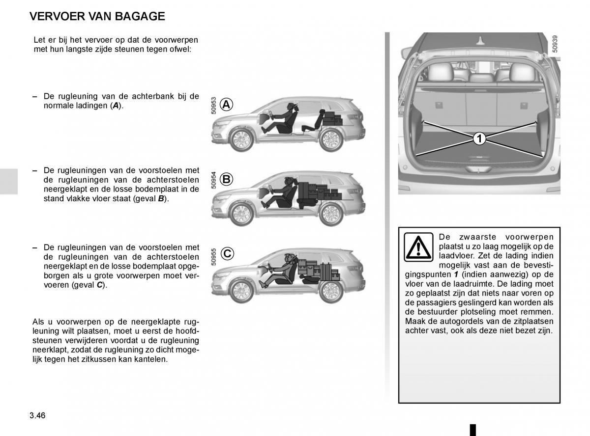 Renault Koleos II 2 handleiding / page 240