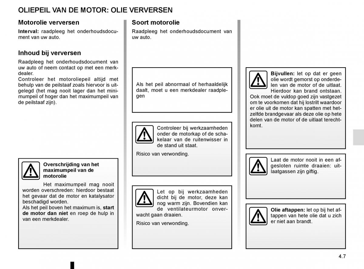 Renault Koleos II 2 handleiding / page 251