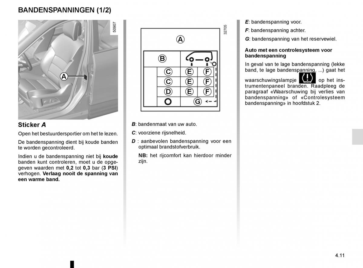 Renault Koleos II 2 handleiding / page 255