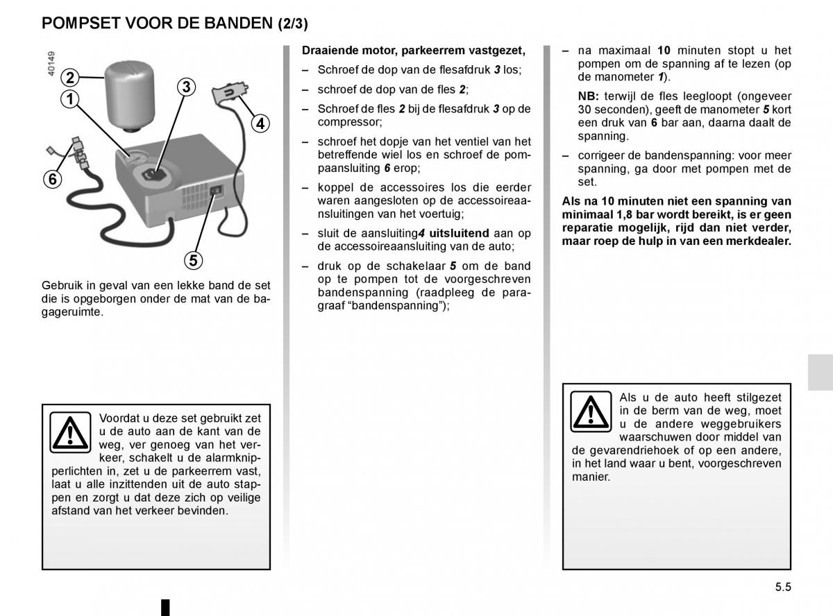 Renault Koleos II 2 handleiding / page 267