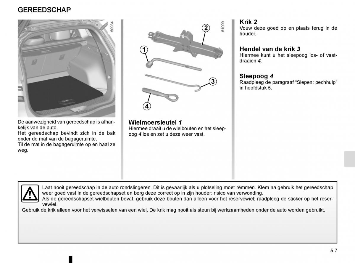 Renault Koleos II 2 handleiding / page 269