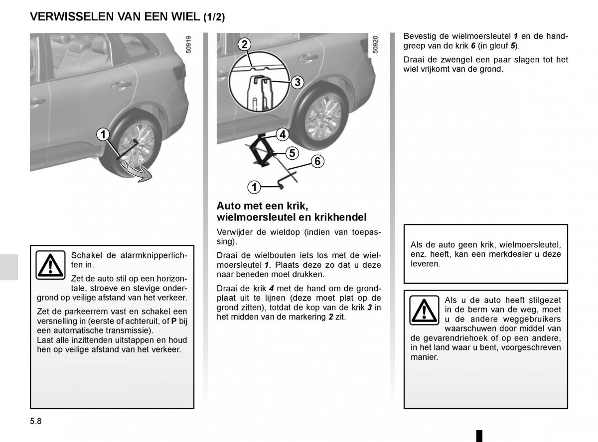 Renault Koleos II 2 handleiding / page 270