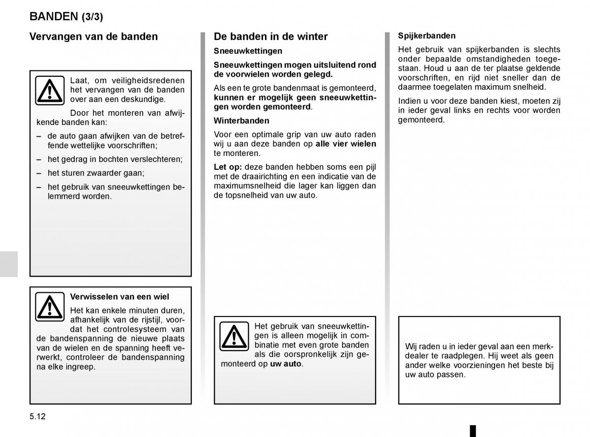 Renault Koleos II 2 handleiding / page 274