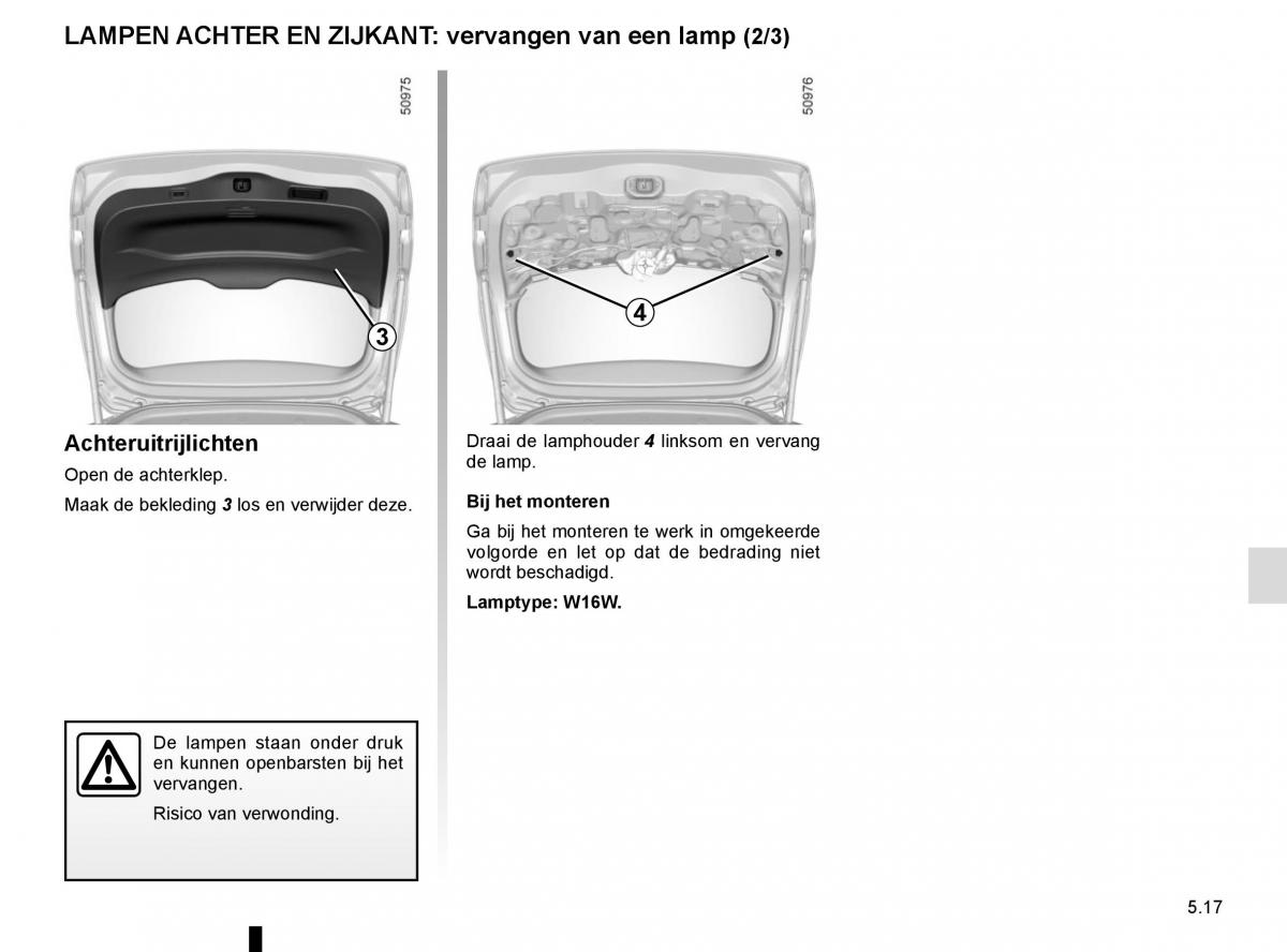 Renault Koleos II 2 handleiding / page 279