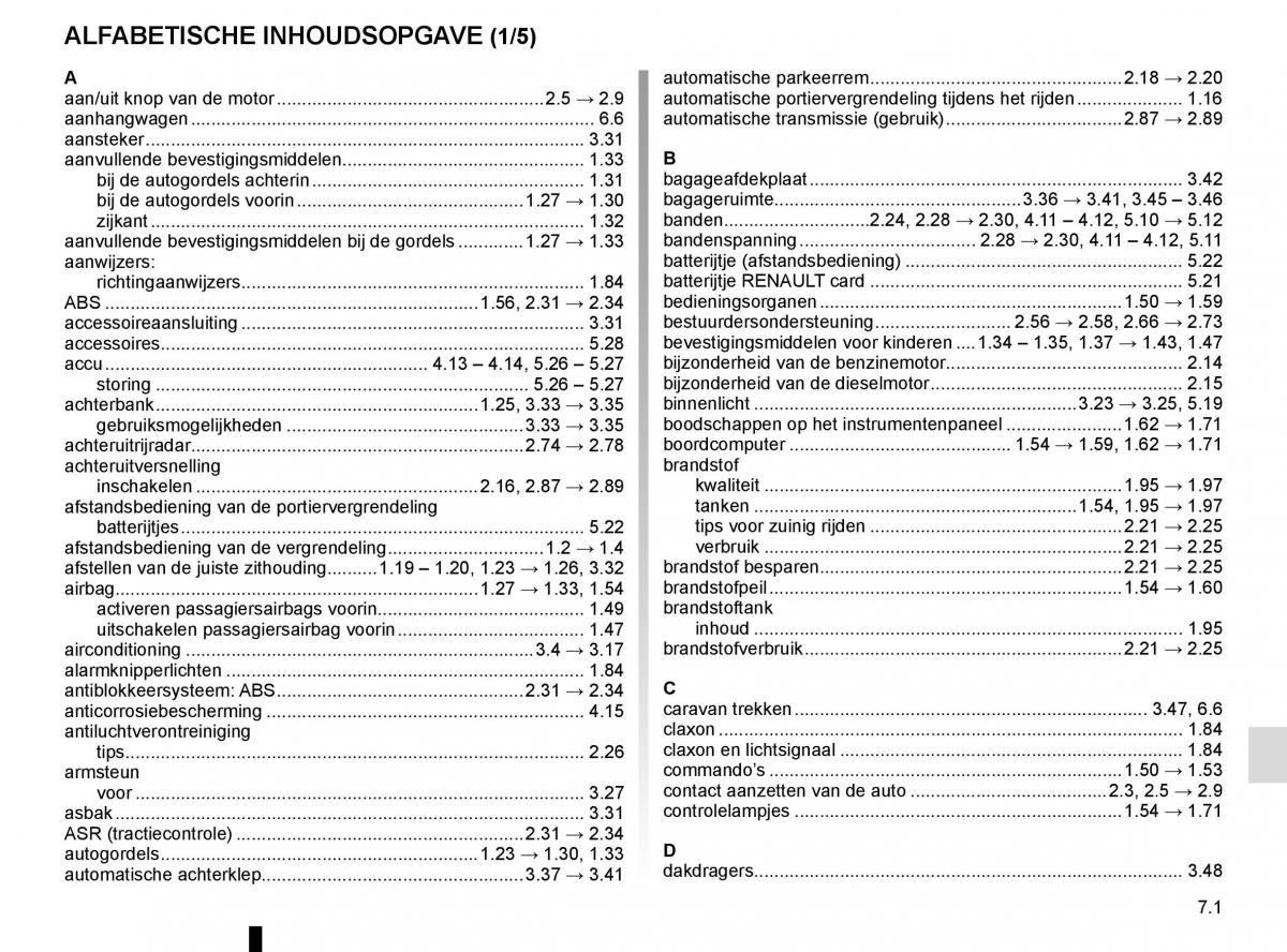 Renault Koleos II 2 handleiding / page 323