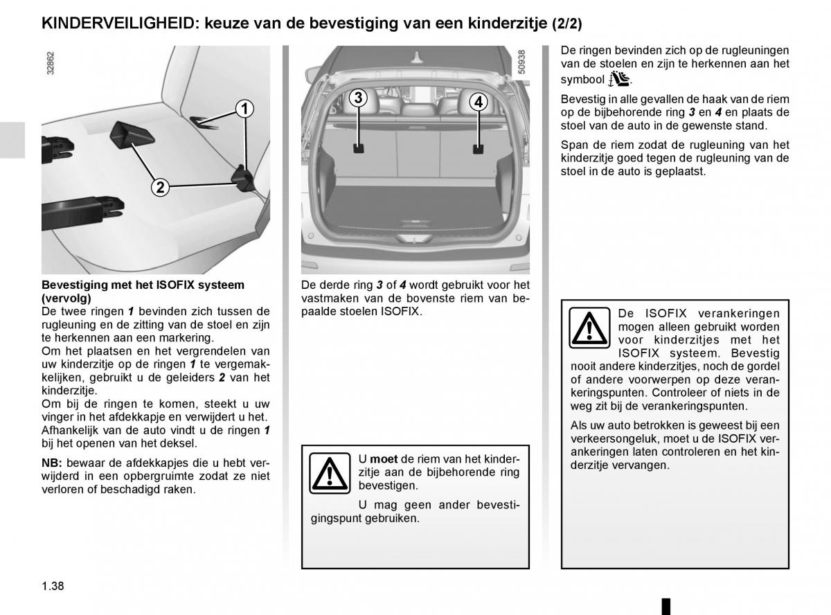 Renault Koleos II 2 handleiding / page 44