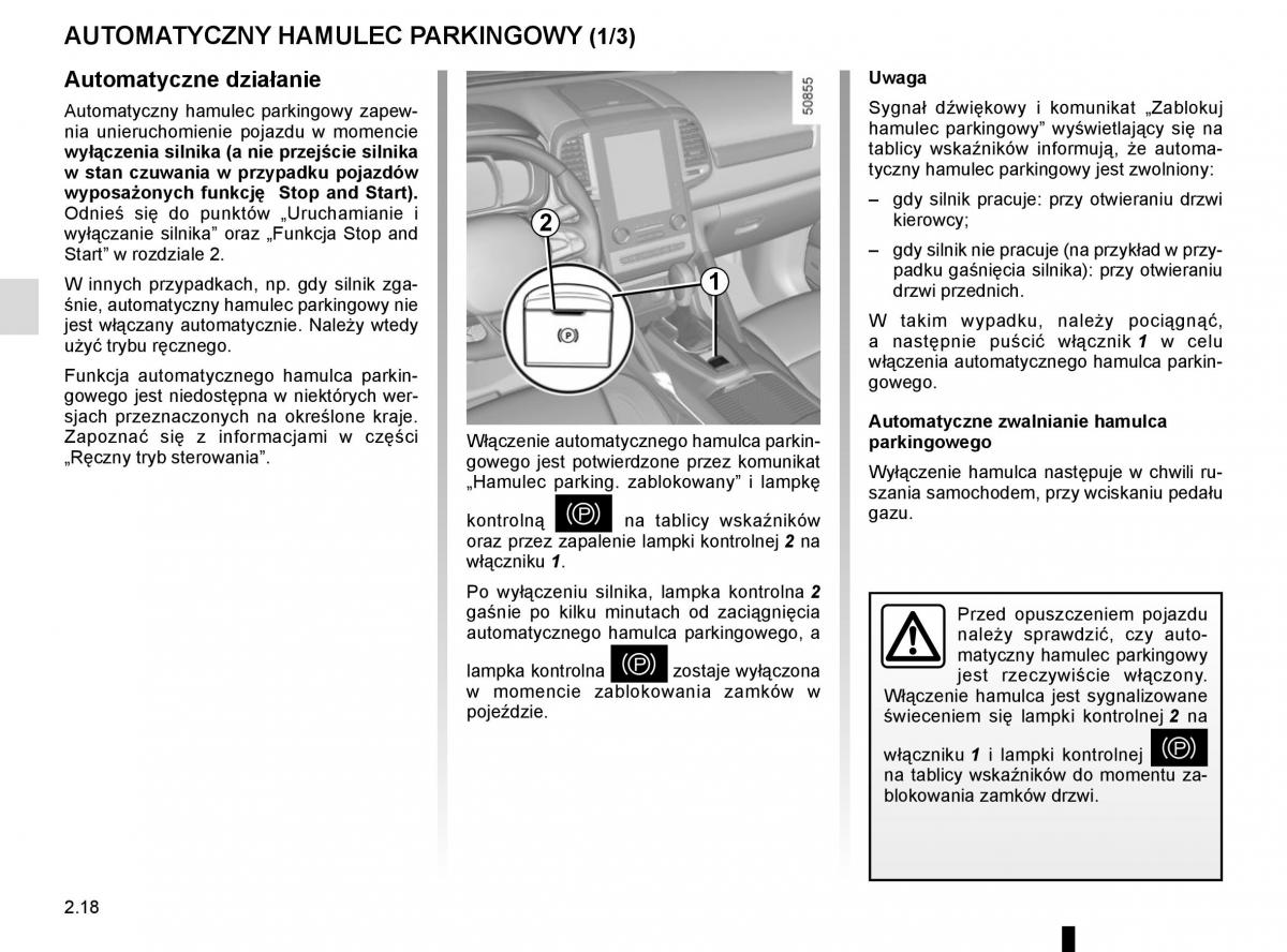 instrukcja obsługi Renault Koleos II 2 instrukcja / page 122