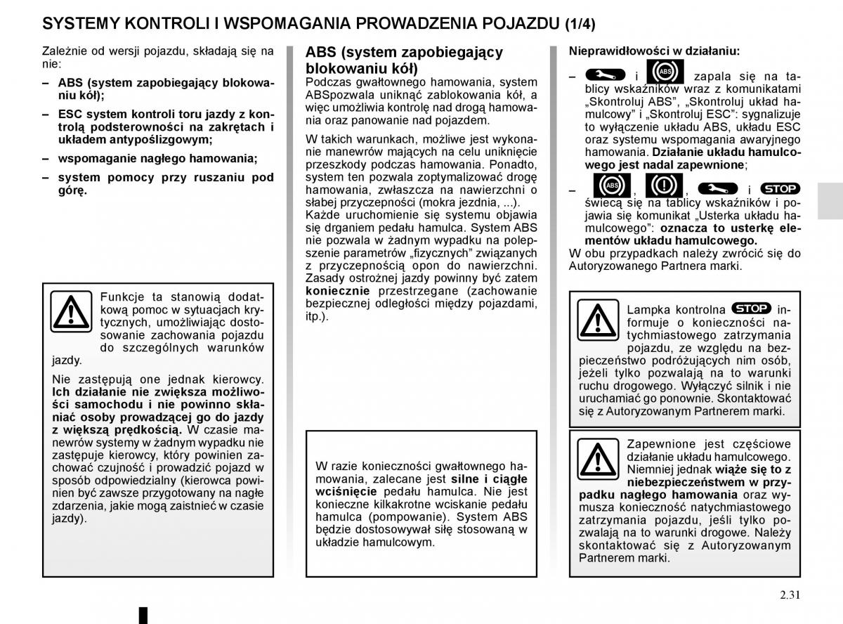 instrukcja obsługi Renault Koleos II 2 instrukcja / page 135