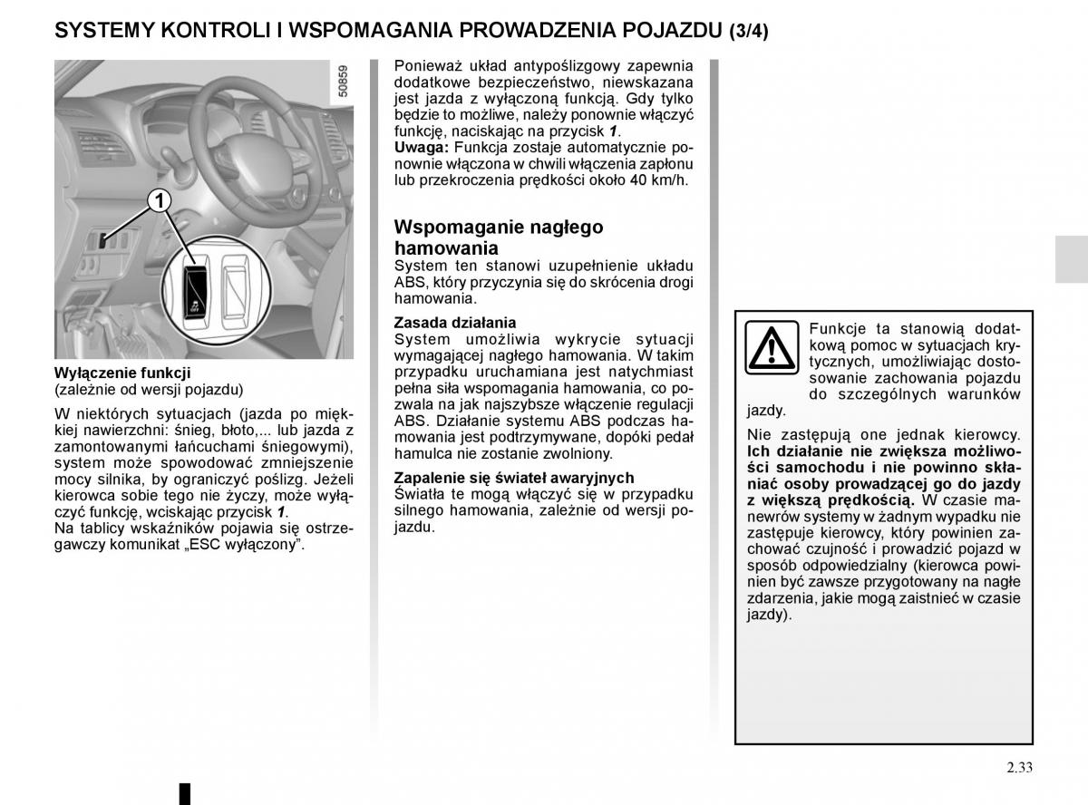 instrukcja obsługi Renault Koleos II 2 instrukcja / page 137