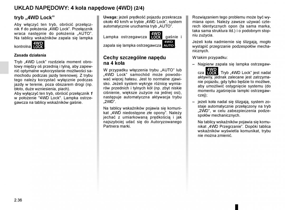 instrukcja obsługi Renault Koleos II 2 instrukcja / page 140