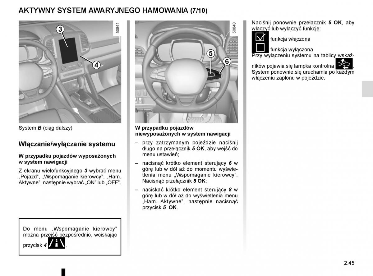 instrukcja obsługi Renault Koleos II 2 instrukcja / page 149