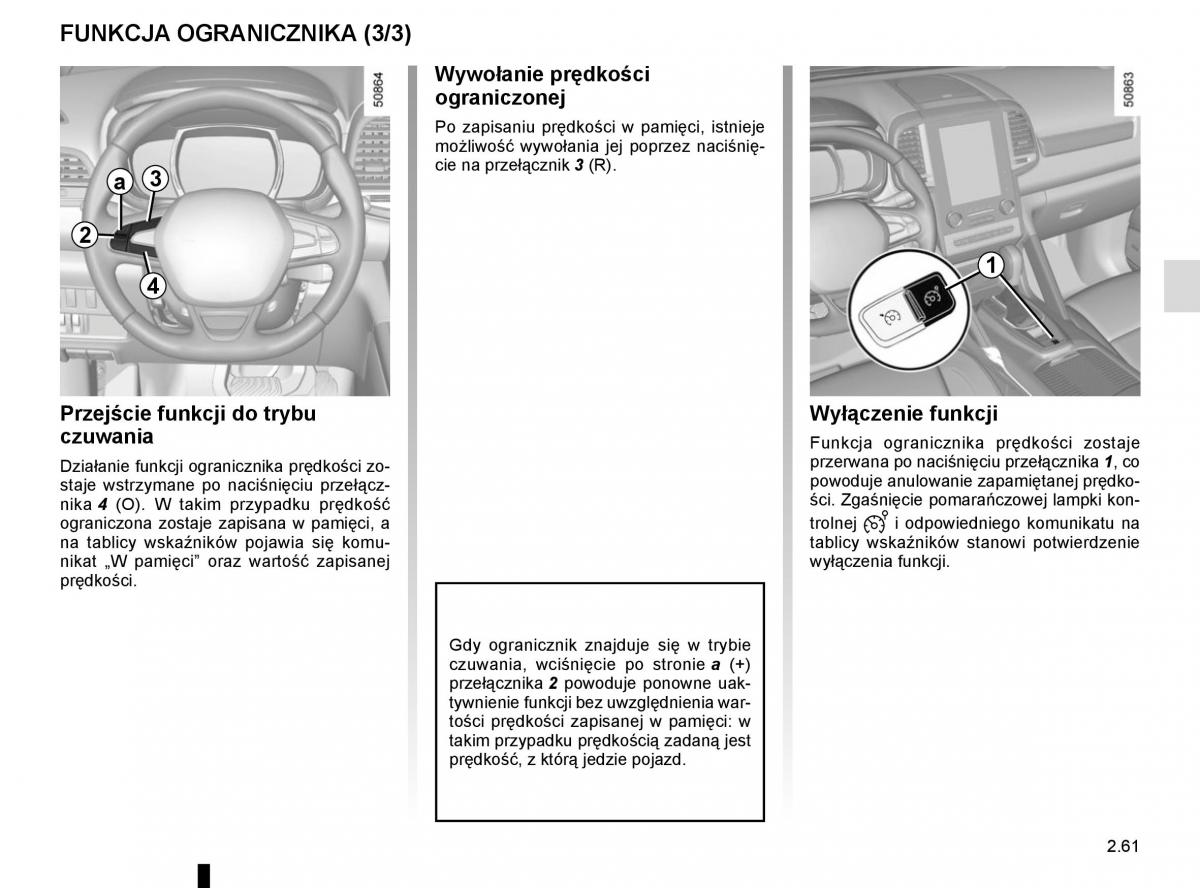 instrukcja obsługi Renault Koleos II 2 instrukcja / page 165