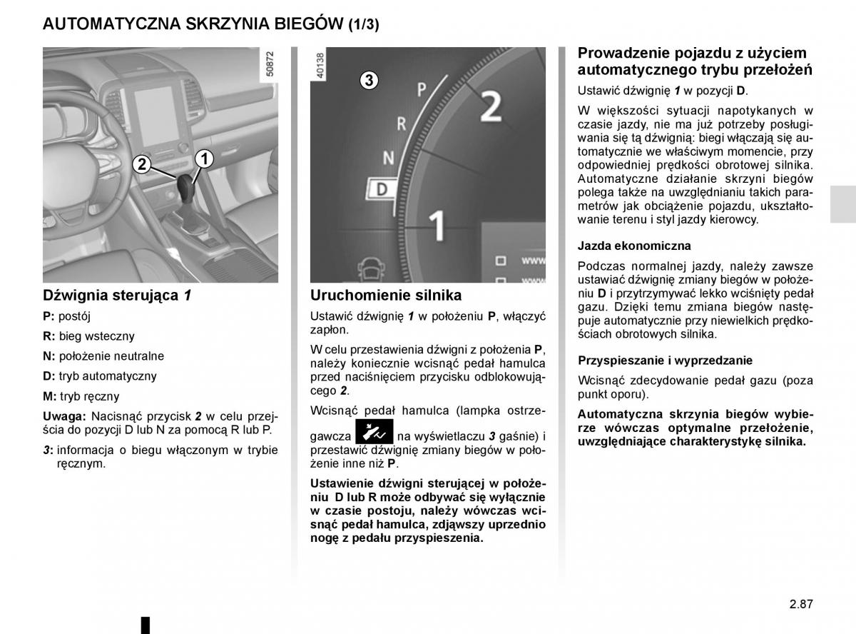 instrukcja obsługi Renault Koleos II 2 instrukcja / page 191