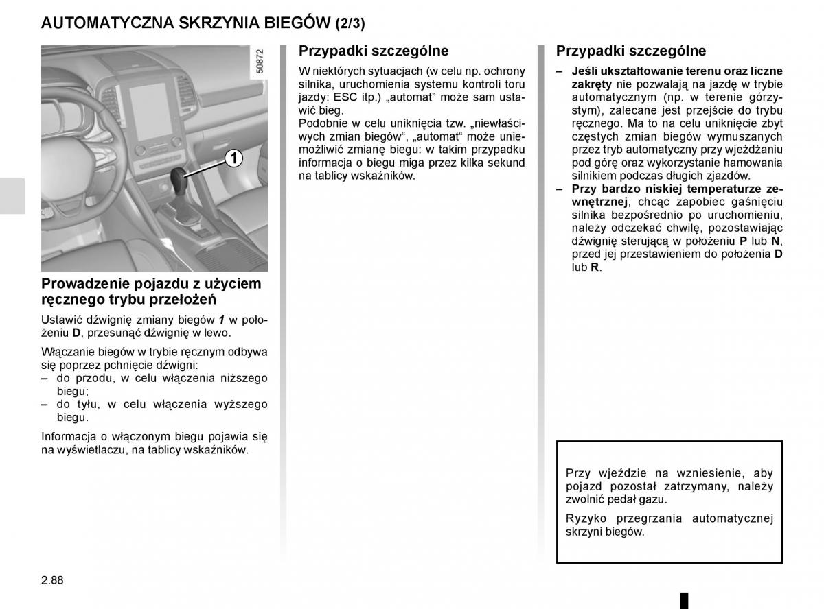 instrukcja obsługi Renault Koleos II 2 instrukcja / page 192