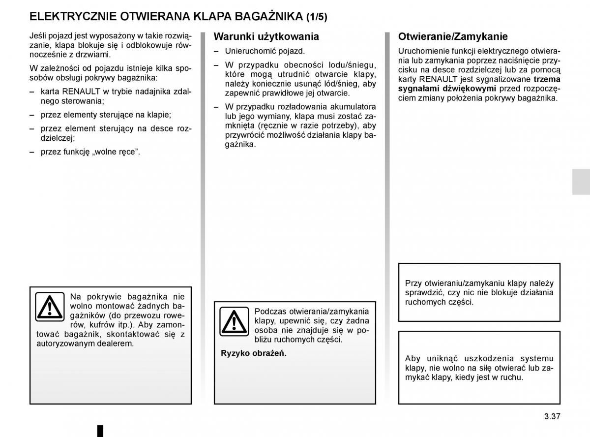 instrukcja obsługi Renault Koleos II 2 instrukcja / page 231