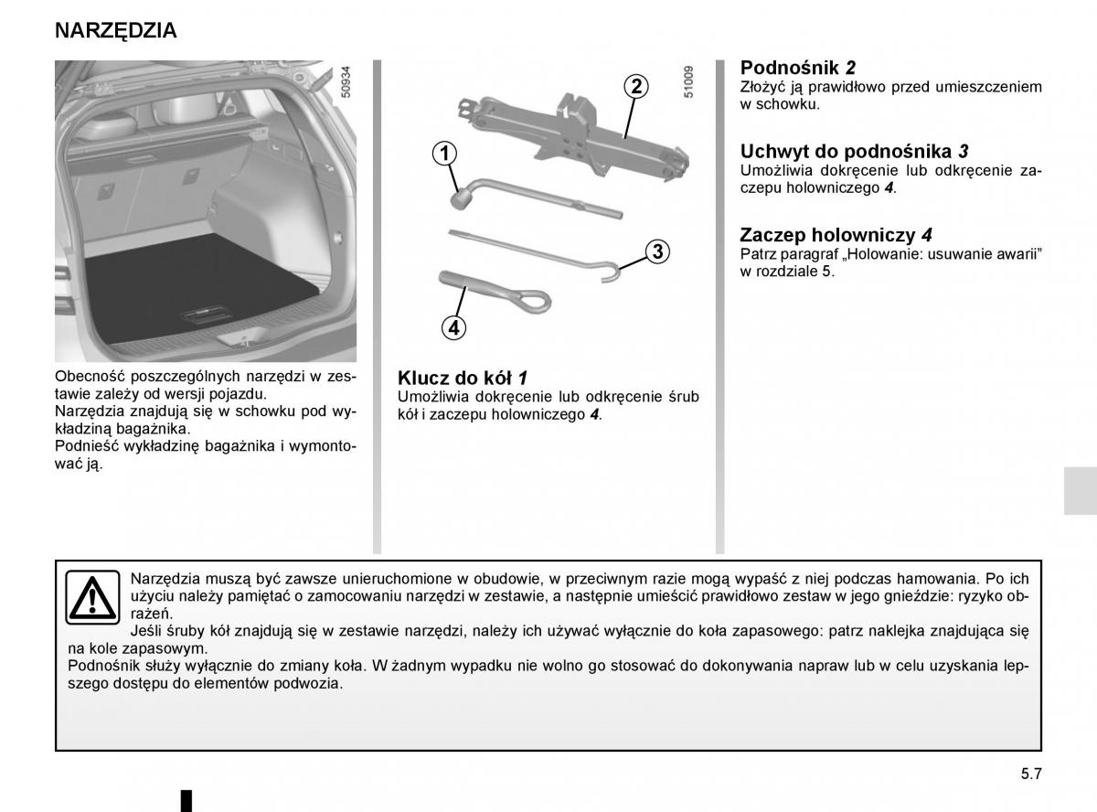 instrukcja obsługi Renault Koleos II 2 instrukcja / page 269