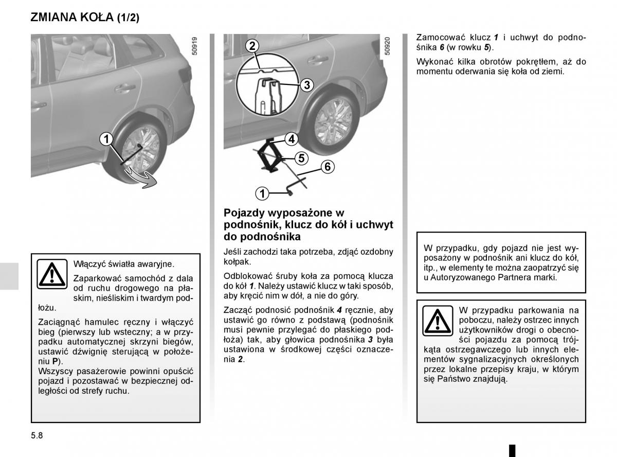 instrukcja obsługi Renault Koleos II 2 instrukcja / page 270