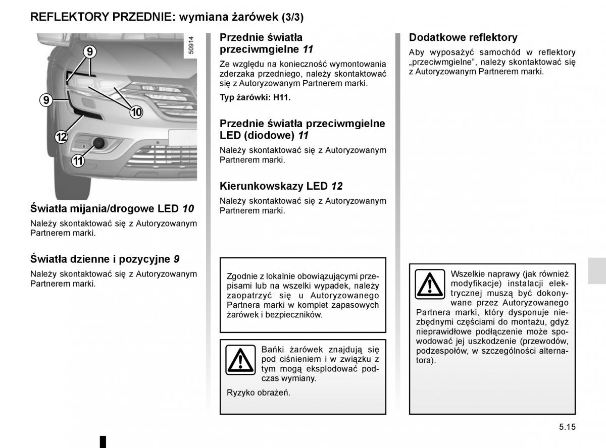 instrukcja obsługi Renault Koleos II 2 instrukcja / page 277