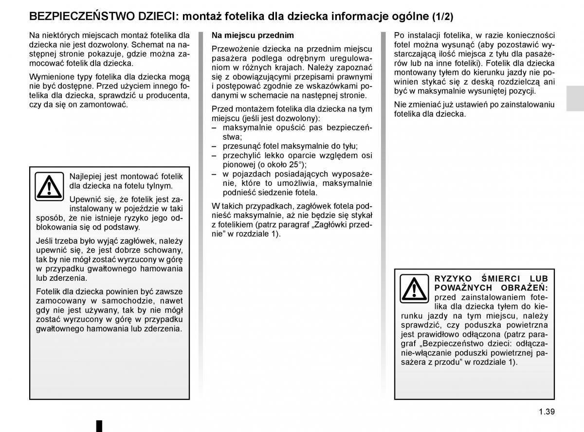 instrukcja obsługi Renault Koleos II 2 instrukcja / page 45