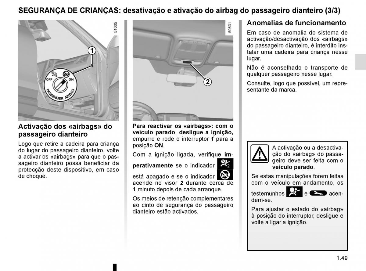 manuel du propriétaire Renault Koleos II 2 manual del propietario / page 55